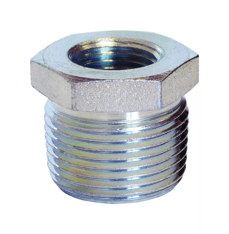 Galvanized Pipe Hex Bushing, 3/8 X 1/8 In.
