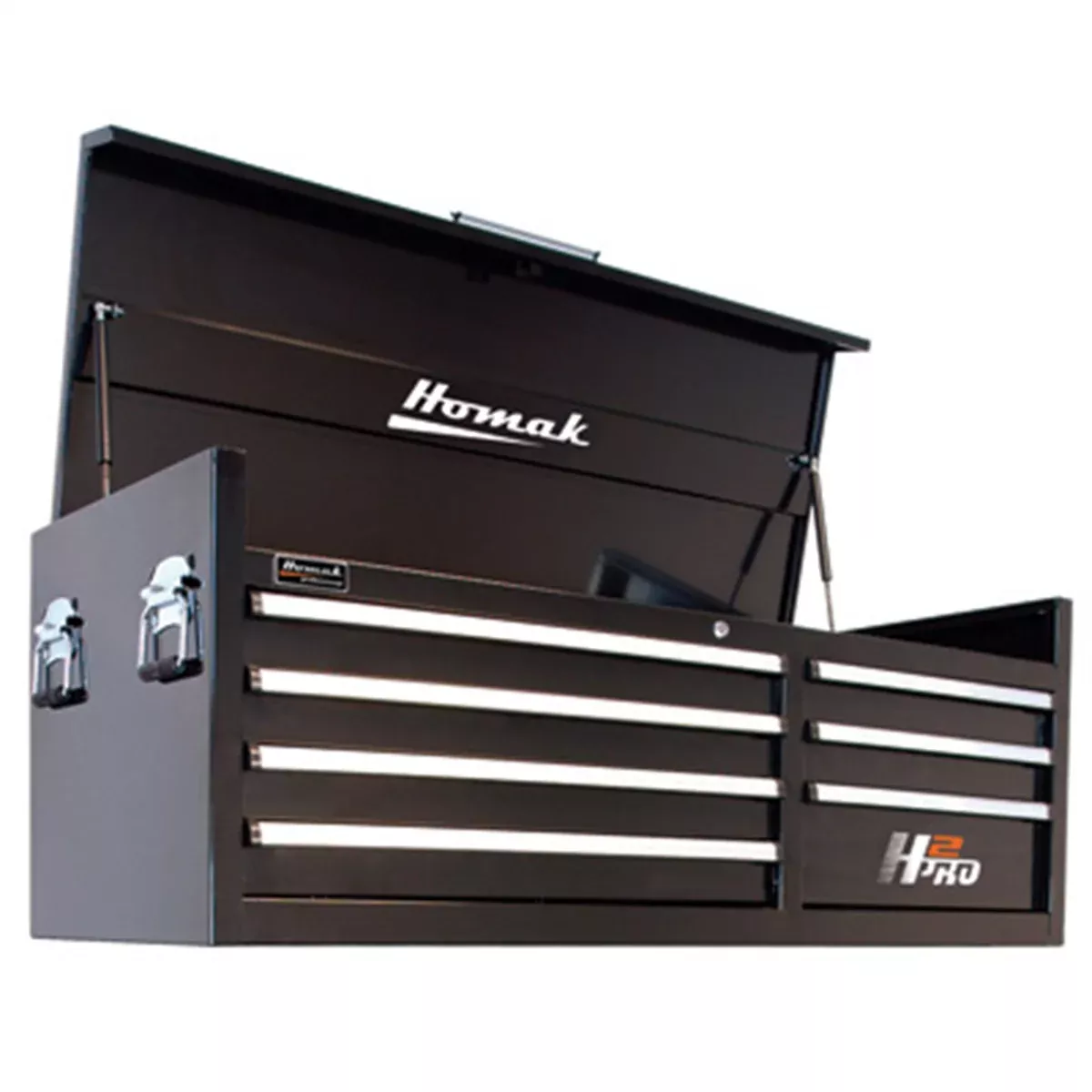 Homak Manufacturing 56"" H2Pro Series 7 Drawer Top Chest - Black