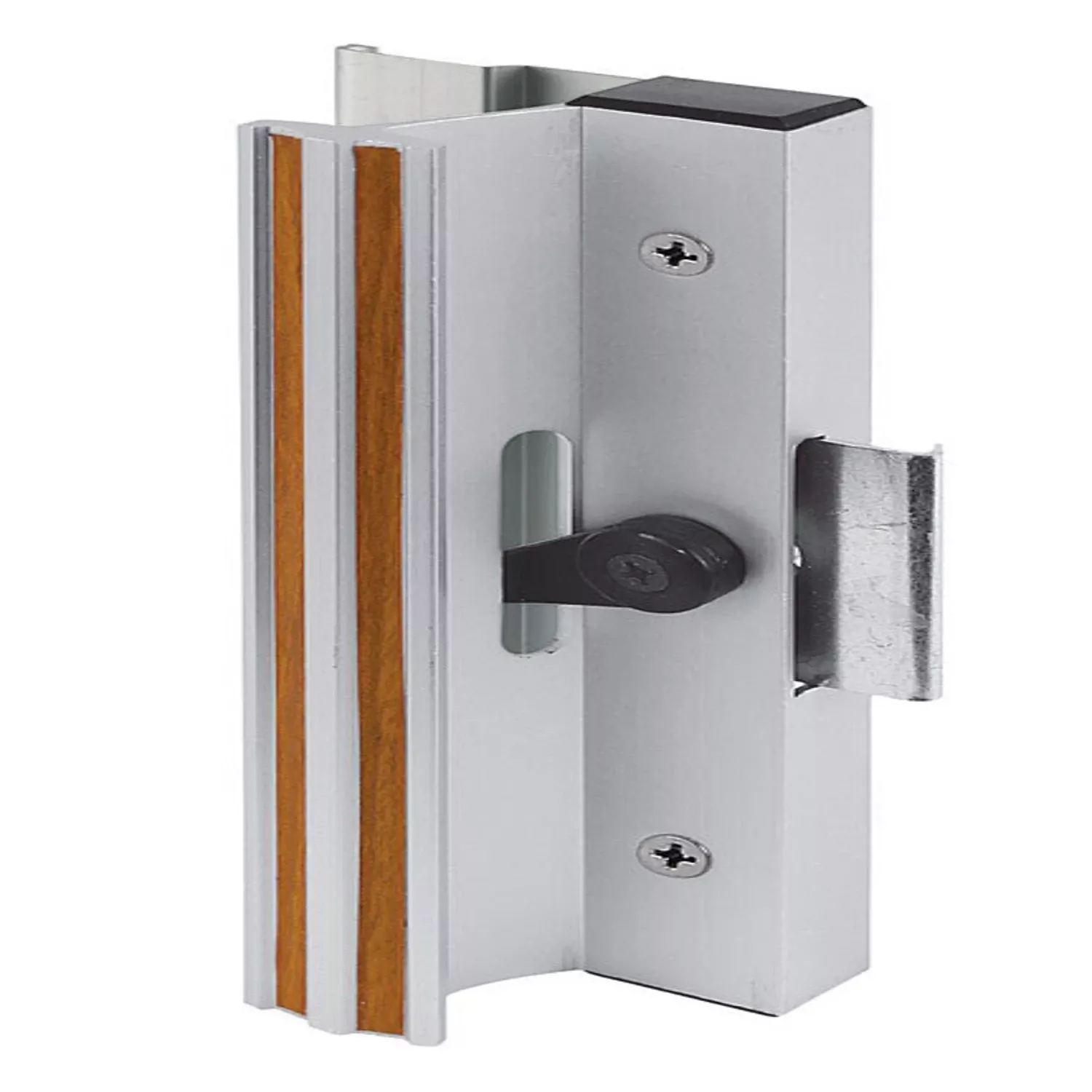 Sliding Patio Door Handle, Clamp Type, Extruded Aluminum, Mill Finish