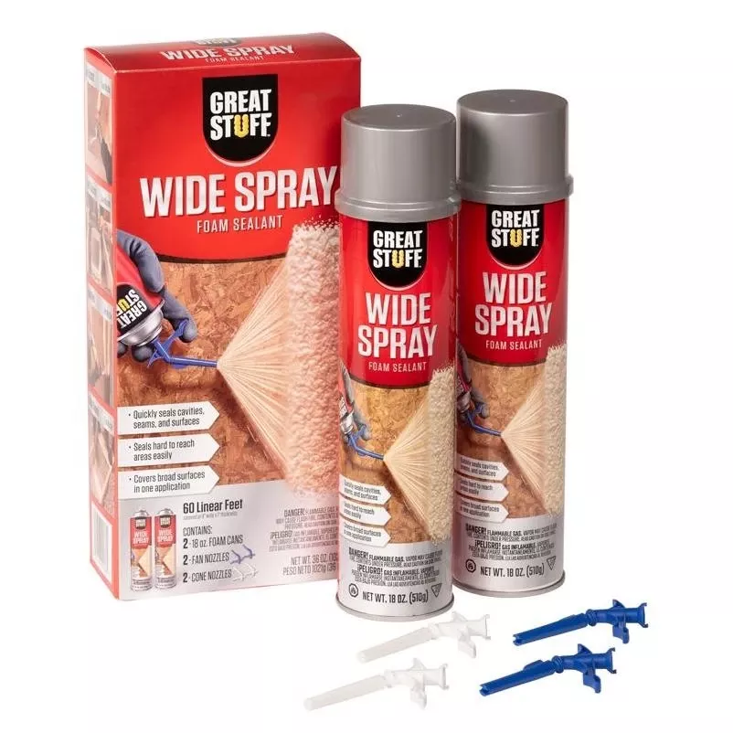 Wide‑spray Polyurethane Foam Insulation Sealant – 36 oz Cream